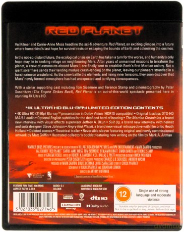 Red Planet (Czerwona planeta) (Limited Edition) [Blu-Ray 4K]