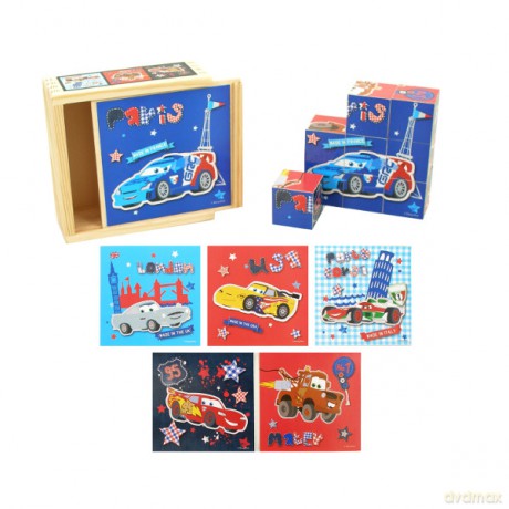 Brimarex Drewniane Klocki Cars [KLOCKI]
