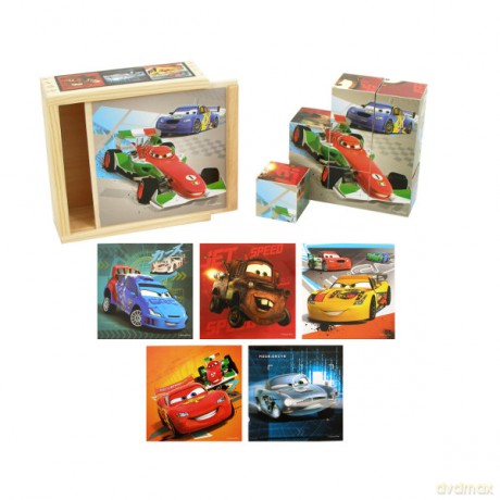 Brimarex Drewniane Klocki Cars [KLOCKI]