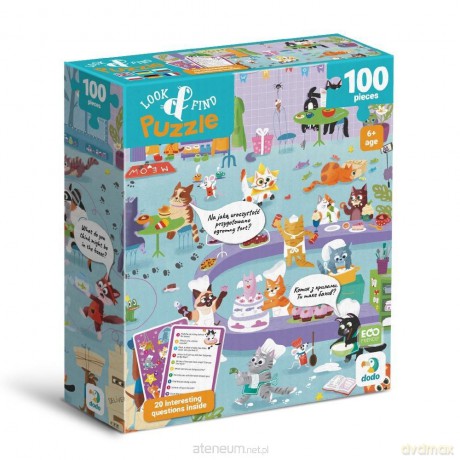 DODO 100 el. Look&Find Kocie kafejka [PUZZLE]