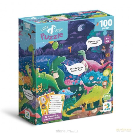 DODO 100 el. Look&Find Kraina dinozaurów [PUZZLE]