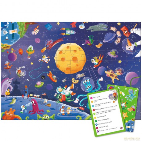 DODO 100 el. Look&Find Szalony kosmos [PUZZLE]