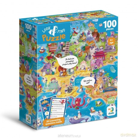 DODO 100 el. Look&Find Świat pingwinów [PUZZLE]