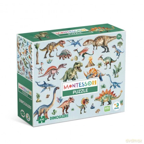 DODO 200 el. Montessori Dinozaury [PUZZLE]