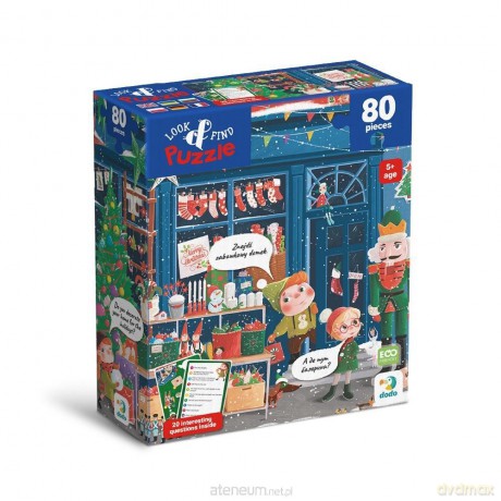 DODO 80 el. Look&Find Zimowe święta [PUZZLE]
