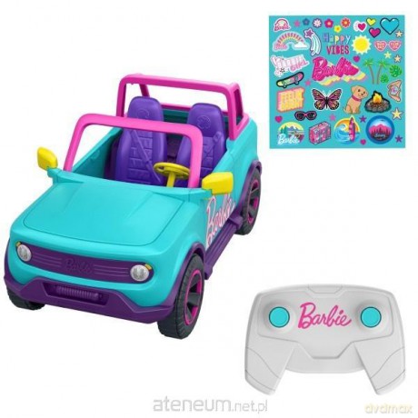Hot Wheels Pojazd R/C Barbie SUV 1:12