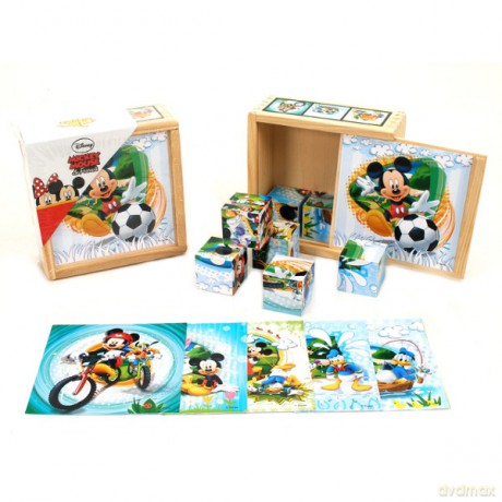 Brimarex Drewniane Klocki Minnie (Myszka Mini) Disney &mickey [KLOCKI]