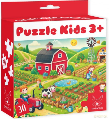KANGUR 30 el. Kids Farma 3+ [PUZZLE]