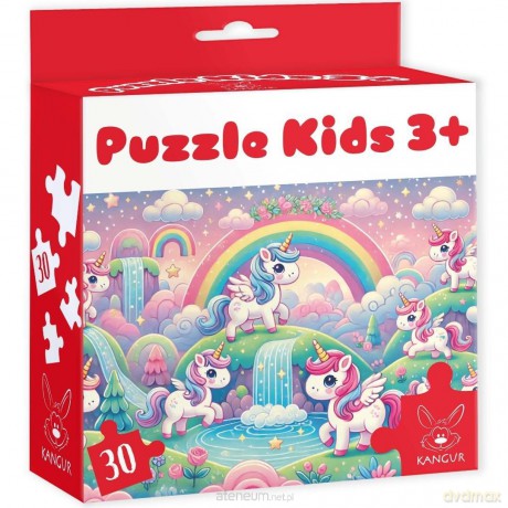 KANGUR 30 el. Kids Jednorożce 3+ [PUZZLE]
