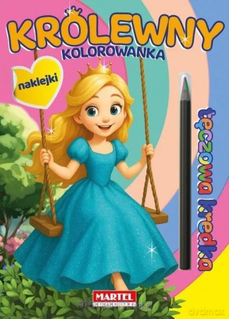 Kolorowanka z kredką Królewny [KSIĄŻKA]