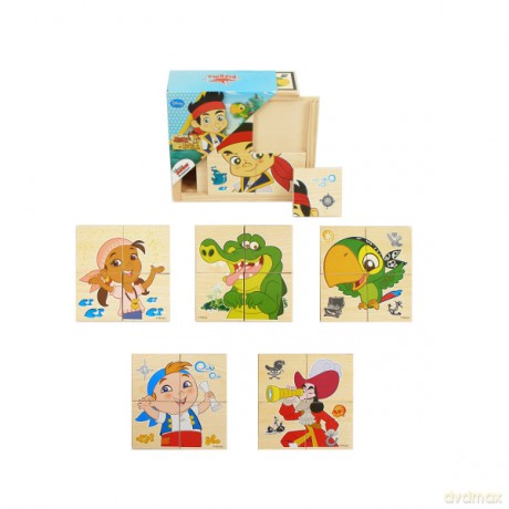 Brimarex Drewniane Puzzle Jake I Piraci [PUZZLE]