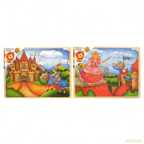 Brimarex Drewniane Puzzle Królestwo [PUZZLE]