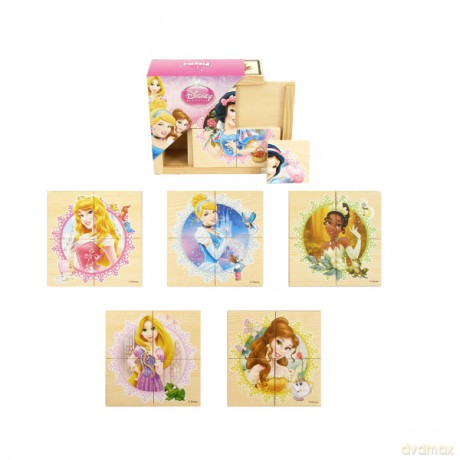Brimarex Drewniane Puzzle Księżniczki [PUZZLE]