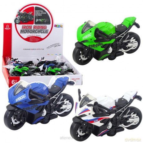 Motocykl wyścigowy z napędem i dźwiękiem MIX