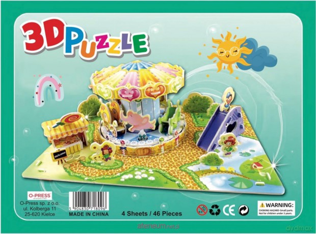 O-PRESS 3D 46 el. Cyrk [PUZZLE]