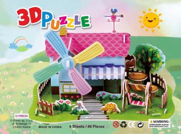 O-PRESS 3D 46 el. Farma [PUZZLE]