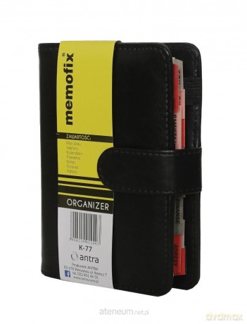 Organizer Memofix 2026 A6 K czarny
