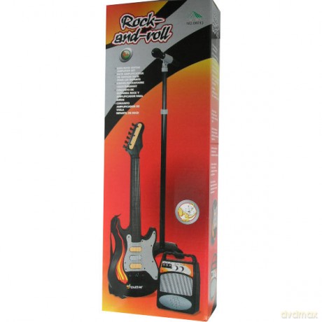 Brimarex Gitara Ze Wzmacniaczem Na Baterie [ZABAWKA]