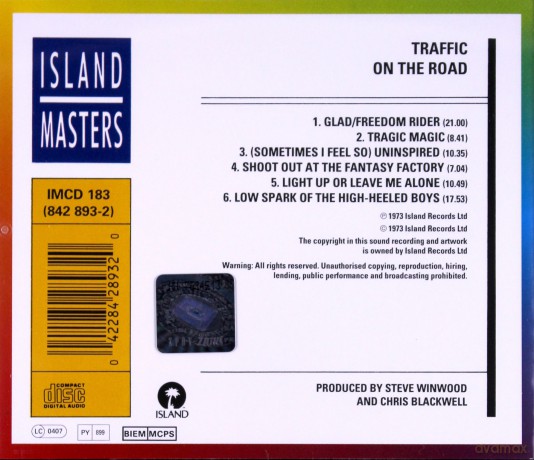 Traffic: On The Road [CD]