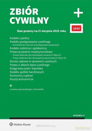 Zbiór cywilny PLUS 2025 w.27 [KSIĄŻKA]
