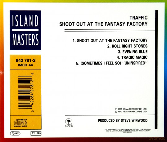 Traffic: Shoot Out At The Fantasy-Factory [CD]