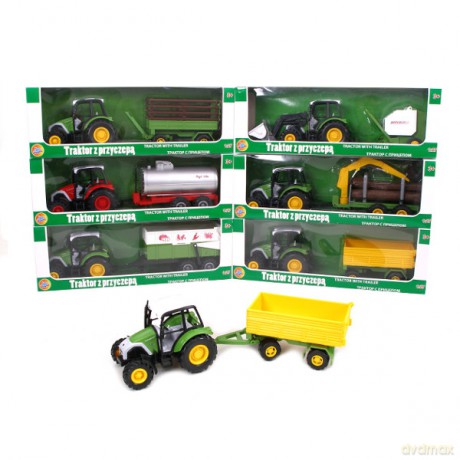 Brimarex Traktor Z Przyczepą [ZABAWKA]