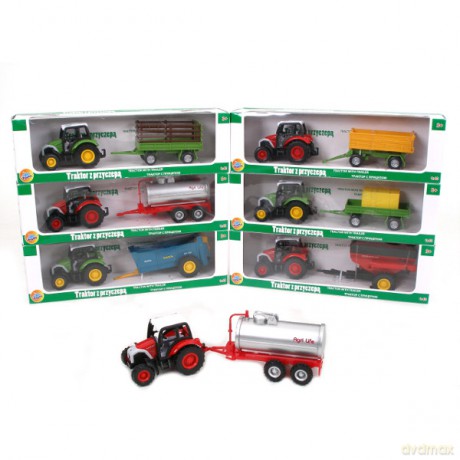 Brimarex Traktor Z Przyczepą [ZABAWKA]