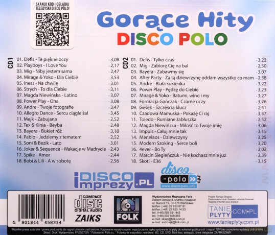 Gorące Hity Disco Polo [2CD]