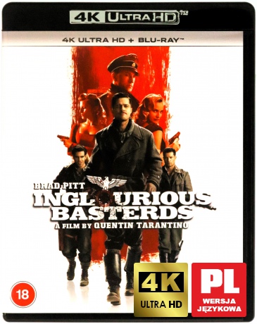 Bękarty wojny (Inglourious Basterds) [Blu-Ray 4K]+[Blu-Ray]