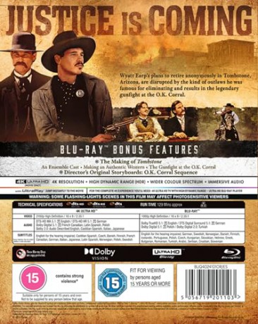 Tombstone [Blu-Ray 4K]+[Blu-Ray]