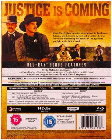 Tombstone [Blu-Ray 4K]+[Blu-Ray]