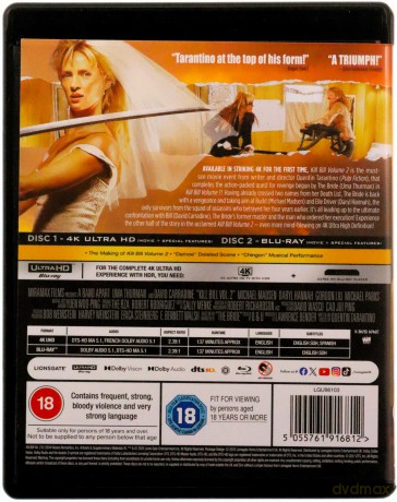 Kill Bill Volume 2 [Blu-Ray 4K]+[Blu-Ray]