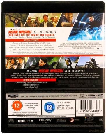 Mission Impossible 7 - Dead Reckoning / Mission Impossible 8 - The Final Reckoning [2xBlu-Ray 4K]