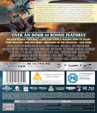 How to Train Your Dragon (Jak wytresować smoka) [Blu-Ray 4K]+[Blu-Ray]