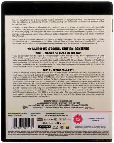 A Fistful Of Dollars (Za garść dolarów) [Blu-Ray 4K]+[Blu-Ray]