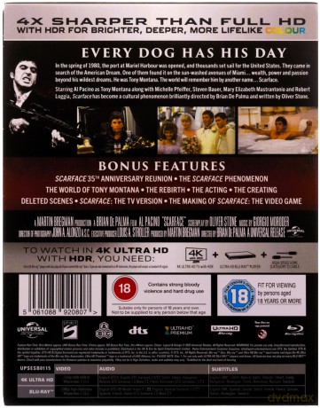 Człowiek z blizną (1983) (Limited) [Blu-Ray 4K]+[Blu-Ray]
