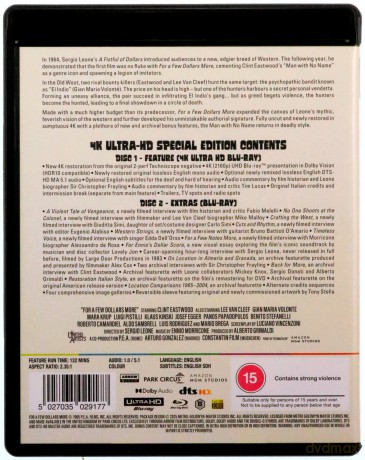 For A Few Dollars More (Za kilka dolarów więcej) [Blu-Ray 4K]+[Blu-Ray]