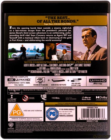 007 James Bond Goldfinger [Blu-Ray 4K]