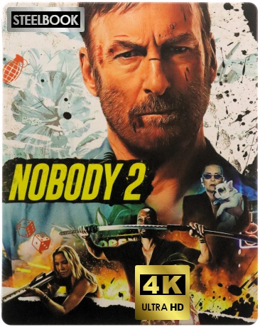 Nobody 2 (Limited) (steelbook) (Nikt 2) [Blu-Ray 4K]+[Blu-Ray]
