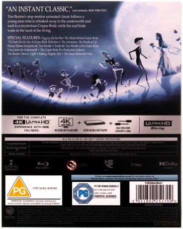 Corpse Bride (Gnijąca panna młoda) (Limited) (steelbook) [Blu-Ray 4K]+[Blu-Ray]