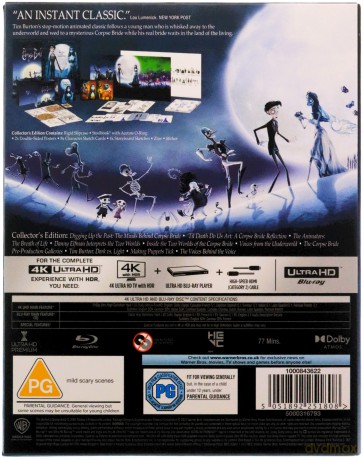 Corpse Bride (Limited Collectors Edition) (steelbook) (Gnijąca panna młoda) [Blu-Ray 4K]+[Blu-Ray]