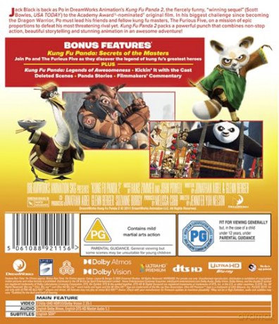 Kung Fu Panda 2 [Blu-Ray 4K]