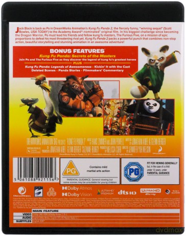 Kung Fu Panda 2 [Blu-Ray 4K]