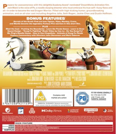 Kung Fu Panda [Blu-Ray 4K]