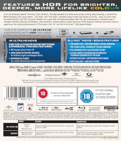 The Big Lebowski [Blu-Ray 4K]+[Blu-Ray]