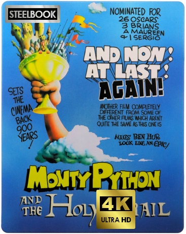 Monty Python And The Holy Grail (Monty Python i Święty Graal) (steelbook) [Blu-Ray 4K]+[Blu-Ray]