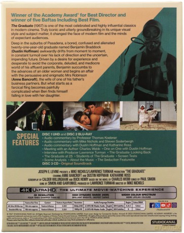 The Graduate Limited Collectors Edition (Absolwent) [Blu-Ray 4K]+[Blu-Ray]+[CD]