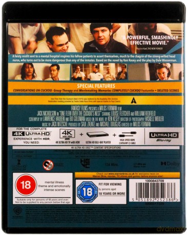 One Flew Over The Cuckoos Nest (Lot nad kukułczym gniazdem) [Blu-Ray 4K]
