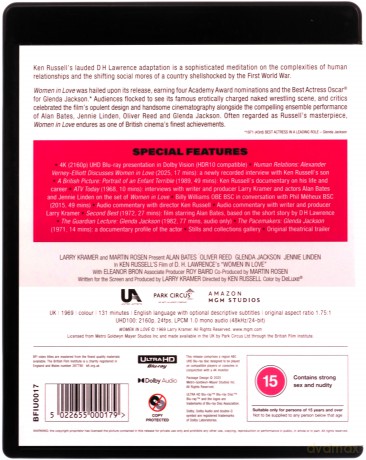 Women In Love (Zakochane kobiety) [Blu-Ray 4K]