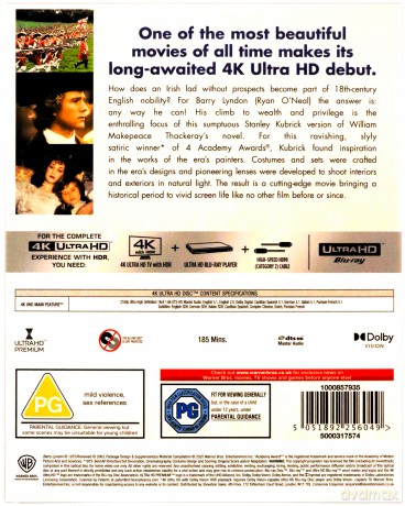 Barry Lyndon [Blu-Ray 4K]